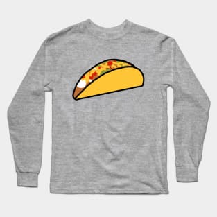 Taco Food Art Long Sleeve T-Shirt